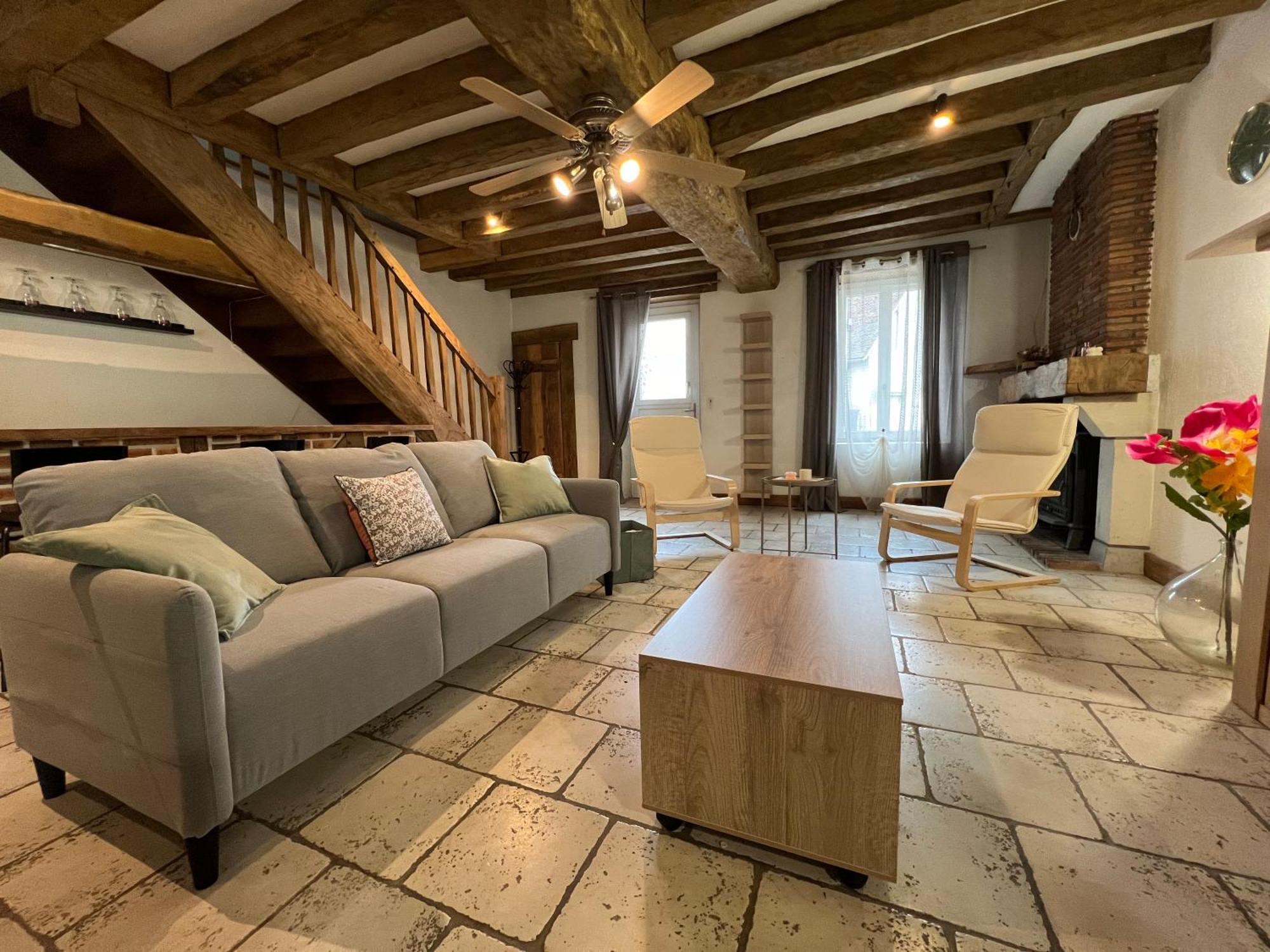 Rigolet Maison En Ville Avec Piscine Interieure Le Controis-en-Sologne Esterno foto