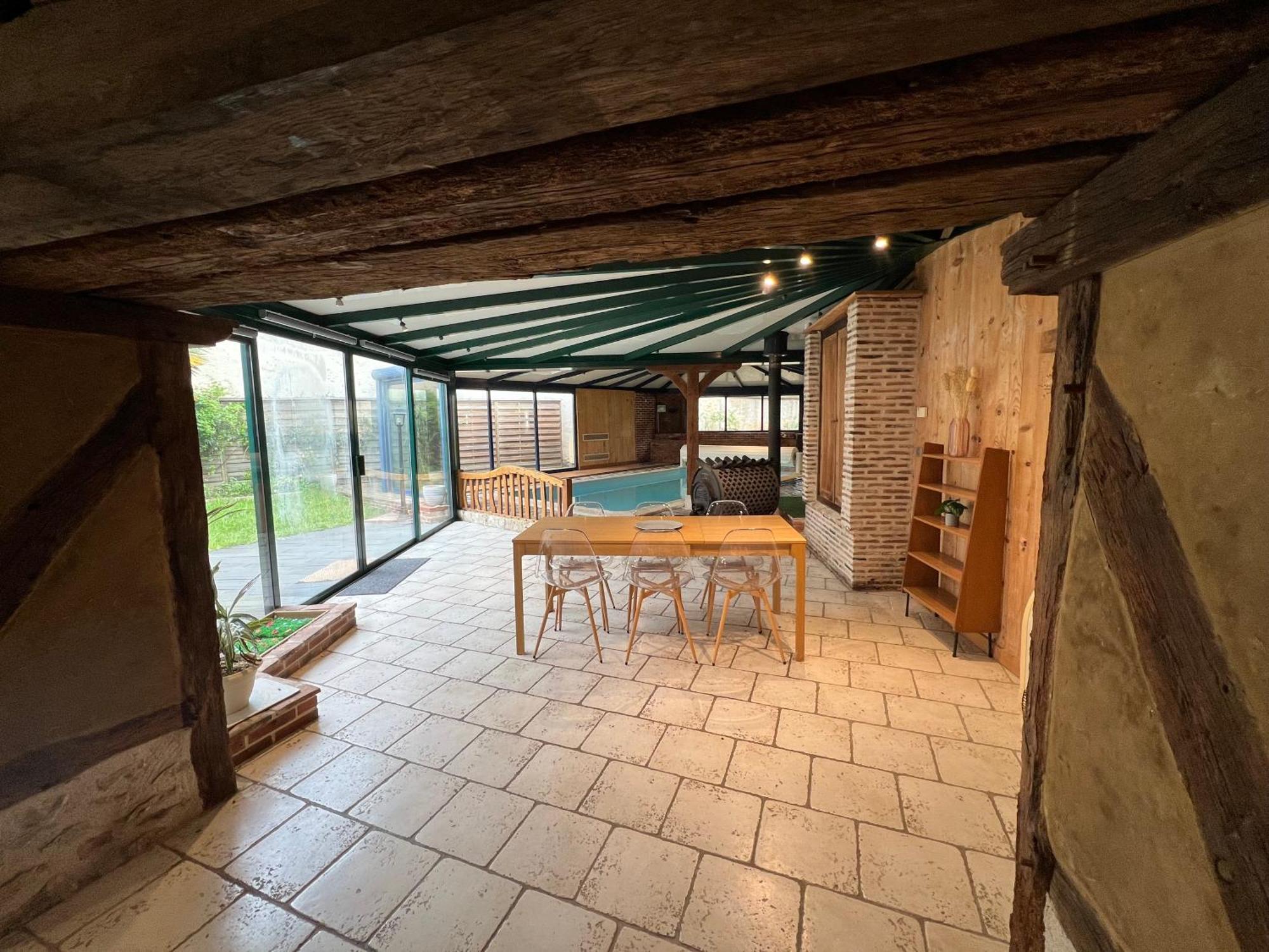 Rigolet Maison En Ville Avec Piscine Interieure Le Controis-en-Sologne Esterno foto